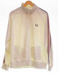 FRED PERRY トラックジャケット ホワイト S - メルカリ