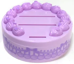 【中古】小物入れ・マルチケース・缶ケース パープル 推し活パーティシリーズ ケーキ型小物入れ 「サンリオキャラクターズ」