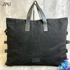 極美品］ジャンポールゴルチエオム ビジネスバッグ 2WAY シルバー金具