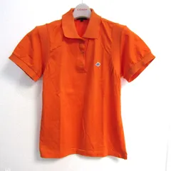 パーリーゲイツ ポロシャツ 半袖 ゴルフ スポーツウエア トップス レディース 1サイズ オレンジ PEARLY GATES 【中古】