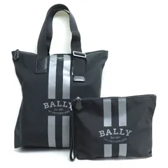 BALLY バリー ON THE GO BAG.STL トートバッグ ブラック 折りたたみ ユニセックス 中古 美品