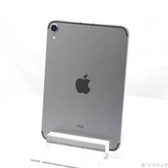 〔中古品〕iPad mini 第6世代 256GB スペースグレイ MK8F3J／A SIMフリー【258】