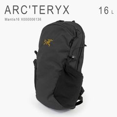 新品未使用 アークテリクス リュック メンズ レディース 通勤 通学 黒 バックパック マンティス16 ARC'TERYX Mantis 16 X000006136