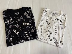 ユニクロ UTコラボ 赤塚不二夫50Th記念 半袖Tシャツ2枚 黒白 Mサイズ