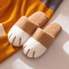 ☆ 라이트 브라운 ☆ 38-39 ☆ 고양이 슬리퍼 실내 슬리퍼 yks488 룸 슈즈 슬리퍼 실내 슬리퍼 실내 신고 고양이 고양이 고양이 손톱 따뜻한 따뜻한 씻을 수있는 미끄럼 방지 부드러운 부드러운 보온 보온 방문객용