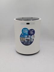 【Dランク】(割れあり・カルキあり）スチームファン式加湿器 上部給水可能 大容量タイプ