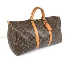 1303 M1011212055 LOUIS VUITTON ルイ ヴィトン モノグラム ボストン Keepall キーポル  ハンドバッグ 肩掛け エントルピー