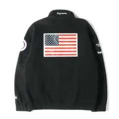 Supreme シュプリーム ジャケット サイズ:M THE NORTH FACE コラボ 星条旗パッチ フリース Expedition Fleece Jacket 17SS ブラック 黒 アウター ブルゾン カジュアル ブランドのサムネイル