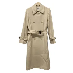 【美品】Reneルネ　ロングコート　トレンチ　ベージュ　パールボタン 美品】Reneルネ ロングコート トレンチ ベージュ パールボタン René