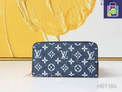 【今日特価】Louis Vuitton ルイ・ヴィトン モノグラムデニムウォレットシリーズ ジャガードデニムと牛皮を採用する