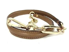 ■極美品■ COACH コーチ レザー ゴールド金具 ショルダーストラップ バッグ用 肩掛け用 レディース ブラウン系 a7448