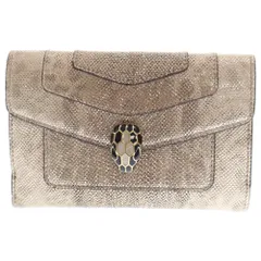 H2462 未使用!! ブルガリ セルペンティ スカリエ マン 二つ折長財布