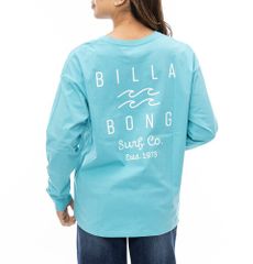 【SALE】2024秋冬 新品【BILLABONG/ビラボン】SOFT CLEAN LOGO LOOS ロンＴ BZH0 レディース BE014051