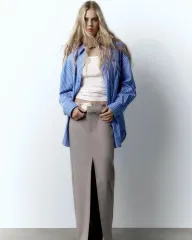 タグ付き 新品 ZARA ザラ オーバーサイズ シャツ xs