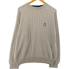 古着 90年代 ラルフローレン Ralph Lauren CHAPS チャップス リブ編み コットンニットセーター メンズL相当 ヴィンテージ/eaa449939