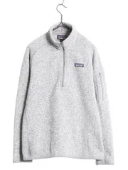 【お得なクーポン配布中!】 パタゴニア ベターセーター ハーフジップ レディース M 15年製 Patagonia フリース ニット ジャケット プルオーバー ジャンパー 裏起毛 灰