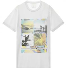 新品 未使用 定価4,000円 QUIKSILVER クイックシルバー ラッシュガード 半袖 Tシャツ ホワイト REGULAR FIT UVカット レディース