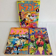 月刊コミックドラゴン　94年1月〜3月号セット　サイレントメビウス　麻宮騎亜　スレイヤーズ　天地無用！　オルフィーナ　GO GO WEST AYY6−2E