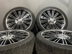 [極美品 走行3000km] WALD 22インチ タイヤホイールセット　3本目 人気ホイール】WALD ジャレット J11-C 22in 10J +45 10.5J -5