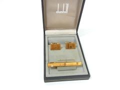 箱付き極美品✨dunhill ネクタイピン カフスリンクス セット ゴールド