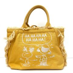 Samantha Thavasa　サマンサ タバサ　ハンドバッグ　PEANUTS　スヌーピー　フリンジ　  黄色　イエロー