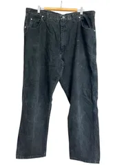 Z1571 Wrangler ラングラー　ワイド　ストレート　デニム　ジーンズ　ブラック　メンズ　サイズ不明
