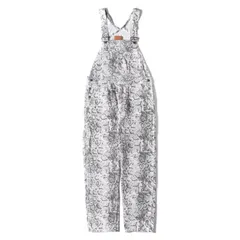 美品 Supreme シュプリーム パンツ サイズ:M Levis リーバイス 裏地チェックネル スネークスキン柄 オーバーオール Snakeskin Overalls 17AW ホワイト 白 ボトムス ズボン ストリート ブランドのサムネイル