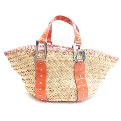 ドルチェ&ガッバーナ ドルガバ DOLCE&GABBANA かごバッグ トートバッグ ナチュラル 鞄 ■016のサムネイル
