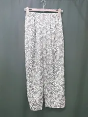 ◇ ⊂ chocol raffine robe 花柄 イージー パンツ サイズF チャコールグレー系 レディース E  【1506180006911】