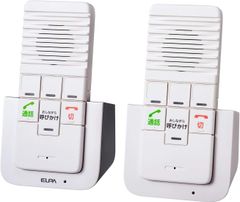 エルパ (ELPA) DECTワイヤレスインターホン インターホン 工事不要 介護 無線 配線不要 WIP-5150SET