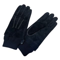 定価35,200円 UNDERCOVER スウェードグローブ 手袋 UC2D4G01 BLACK アンダーカバー SUEDE GLOVES ブラック 黒