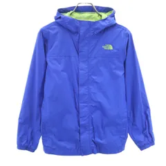 THE NORTH FACE ザノースフェイス ナイロンジャケット L ブルー フーディー アウトドア キッズ 古着