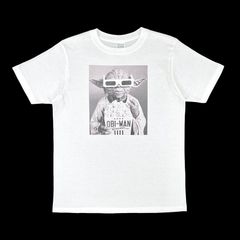 オリジナル Tシャツ STAR WARS スターウォーズ Yoda ヨーダ ジェダイマスター 3Dメガネ サングラス ポップコーン SF映画鑑賞 白 ホワイト XS(SS) S M L XL(LL) ジャスト オーバーサイズ メンズ レディース ユニセックス