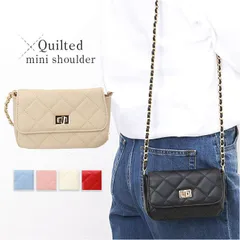 ☆ SILFIEL キルティング ミニショルダー ショルダーバッグ 小さめ キルティング 斜め掛けバッグ ミニバッグ チェーンベルト ショルダー レディース おしゃれ オシャレ かわいい エレガント 通勤 通学 バッグ カバン かばん シンプル 肩掛け