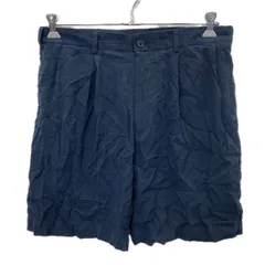 NAUTICA ショートパンツ 34 ネイビー ノーティカ ジップアップ ショーツ シルク コットン ボトムス 古着卸 アメリカ仕入 2508-706のサムネイル