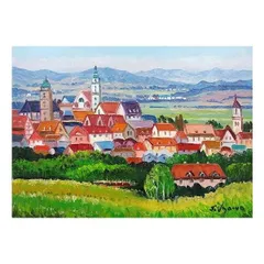 原画「Wildflowers　６」F6・油彩 原画「Wildflowers6」F6・油彩