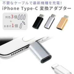 Type-c 変換アダプター iPhone ケーブル 変換アダプタ 3+1本セット 4本 タイプc typec 充電 データ転送 コンパクト 携帯 iPhone15 pro pro max iPAD変換のサムネイル