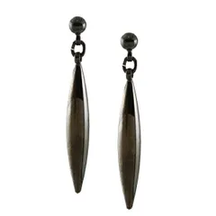 ピアス イヤリング ニッケルフリー すいらい スティック メタル ブラック レディース 女性用 シンプル 下がる 揺れる おしゃれ かわいい ジュエリー アクセサリー コスプレ 棒状 棒 しずく 国産 日本製