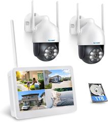 【未使用】AEAZZY 500万画素 防犯カメラセット モニター付 2TB 内蔵 未使用】AEAZZY 500万画素 防犯カメラセット モニター付 2TB 内蔵