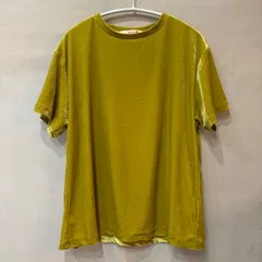 BACCA バッカ トゥモローランド inner piece ベロアジャージーTシャツ 35-03-32-03401 半袖 カットソー イエロー S レディース USEDのサムネイル