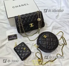 送料無料 CHANEL シャネル ショルダーバッグ ハンドバッグ 財布 3点セット