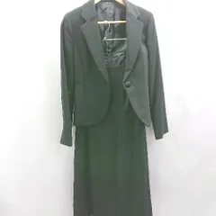 ◇ ⊇ COMME CA ISM ウエスト紐付き ワンピース ジャケット サイズL ブラック レディース E  【1503060024591】