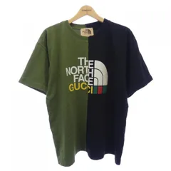 極美品　GUCCI×THE NORTH FACE　ピンク　半袖　Tシャツ　M 極美品GUCCI×THE NORTH FACEピンク半袖TシャツM
