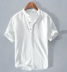 中古美品 麻100% メンズカプリシャツ2枚セット 中古美品 麻100% メンズカプリシャツ2枚セット 2025年最新