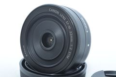 250210★良品★ キヤノン Canon 単焦点広角レンズ EF-M22mm F2 STM ミラーレス一眼対応 キヤノン EFマウント ブラック、黒色