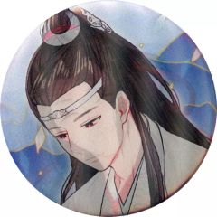 中古】バッジ・ピンズ 肖戦(魏無羨)＆王一博(藍忘機) 3D缶バッジ