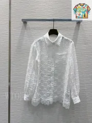 【今日WTO】Gucci 2025SS ミニマルな透視シャツ-YC61