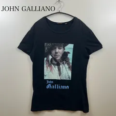 John Galliano ジョンガリアーノ　イタリア製　プリントロゴTシャツ 90s JOHN GALLIANO ジョンガリアーノ プリント Tシャツ - メルカリ