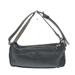 良好 CLEDRAN クレドラン  ショルダーバッグ ブラック レザー レディース　240001125086