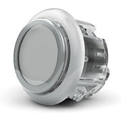 QANBA Gravity KS アケコン ボタン 24/30MM アケコン 静音ボタン (透明色(4個セット24mm))